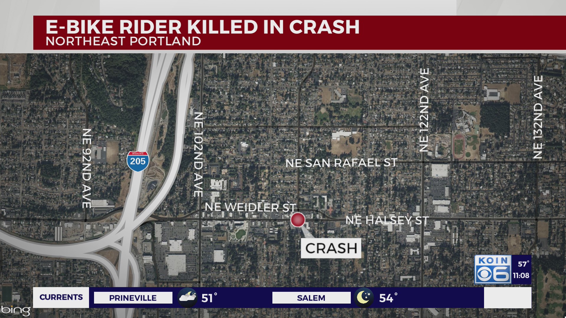 E-bike rider dies in crash with car in Northeast Portland – KOIN.com