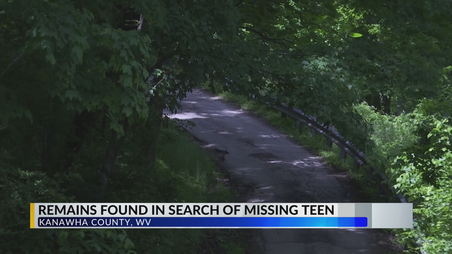 UPDATE: Remains found in search for missing Kanawha County teenager ...