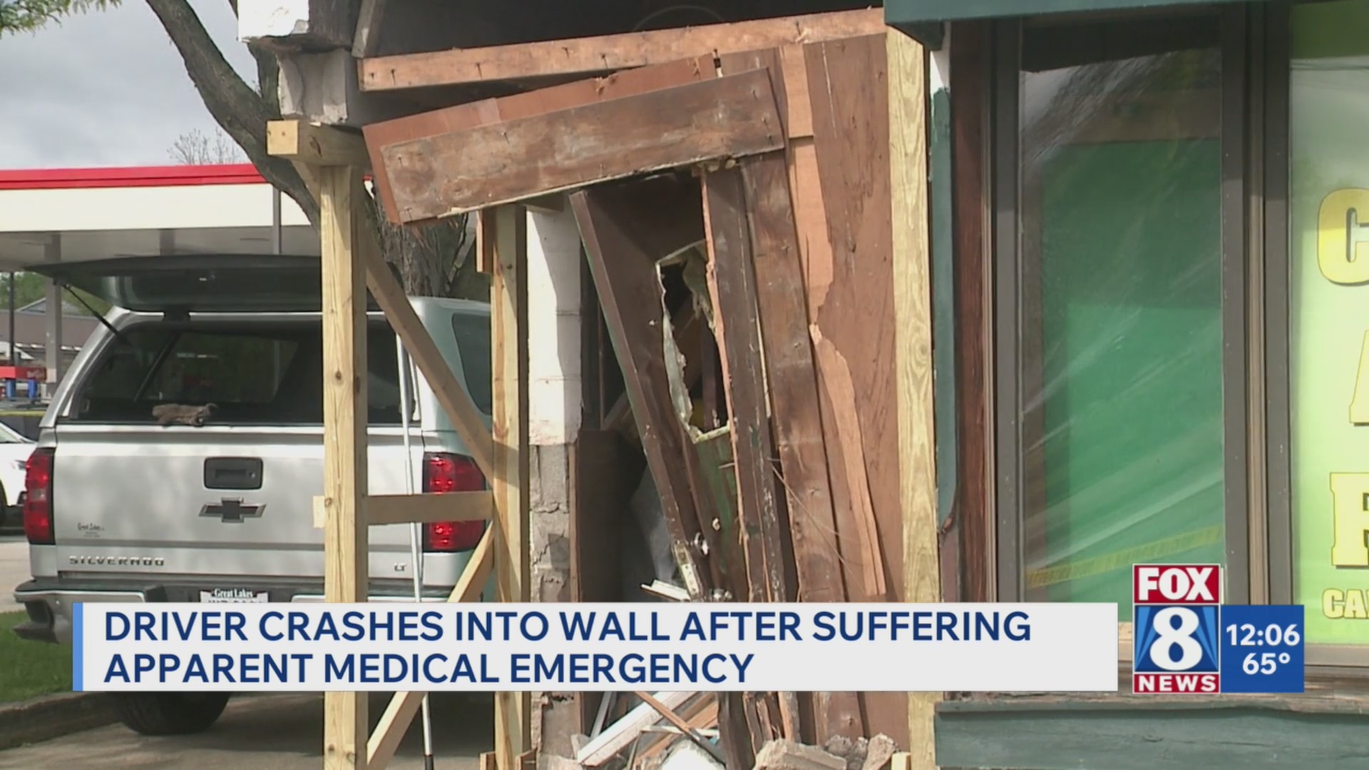 Driver crashes into wall after medical emergency – Fox 8 Cleveland WJW