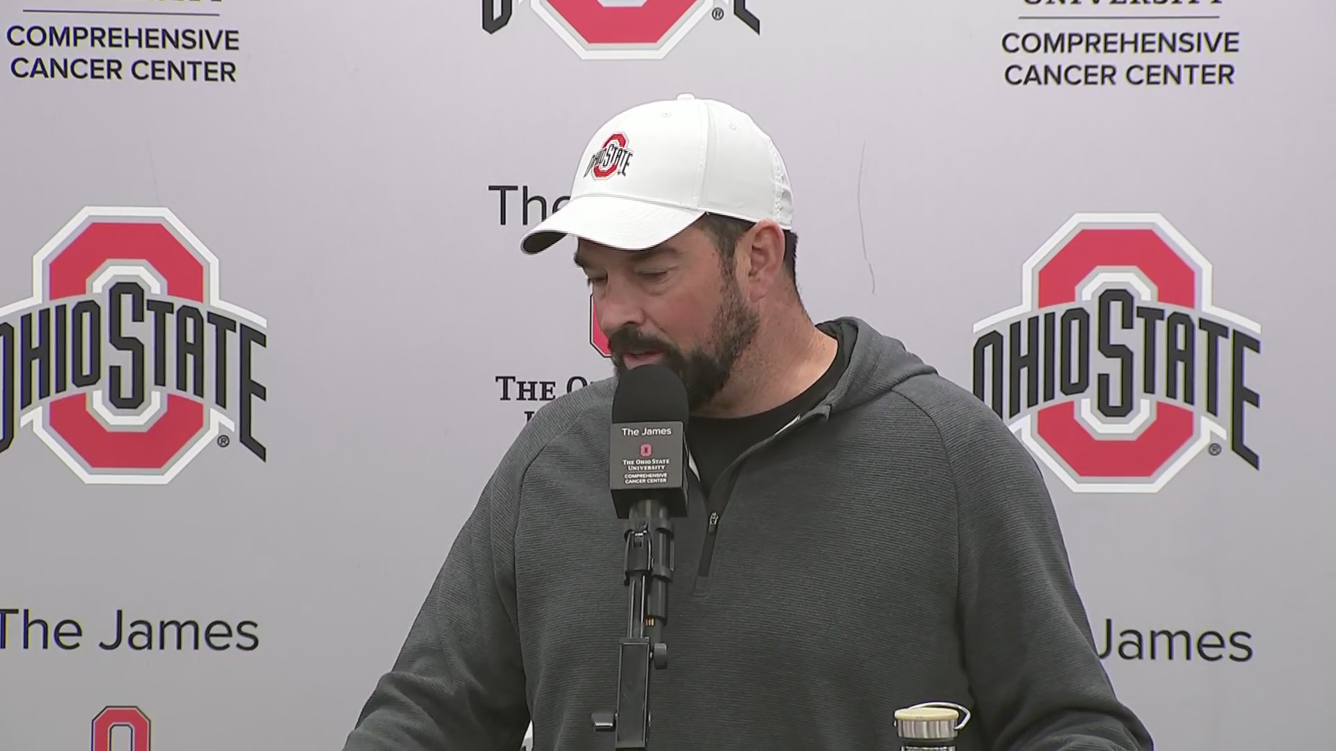 Ryan Day Ranting Ryan Day speaks to reporters with less than a week until the spring ...