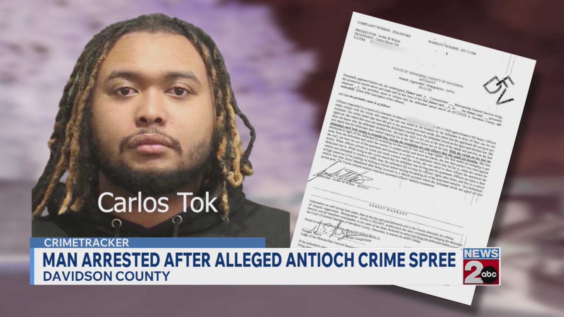Man arrested following alleged Antioch crime spree – WKRN News 2