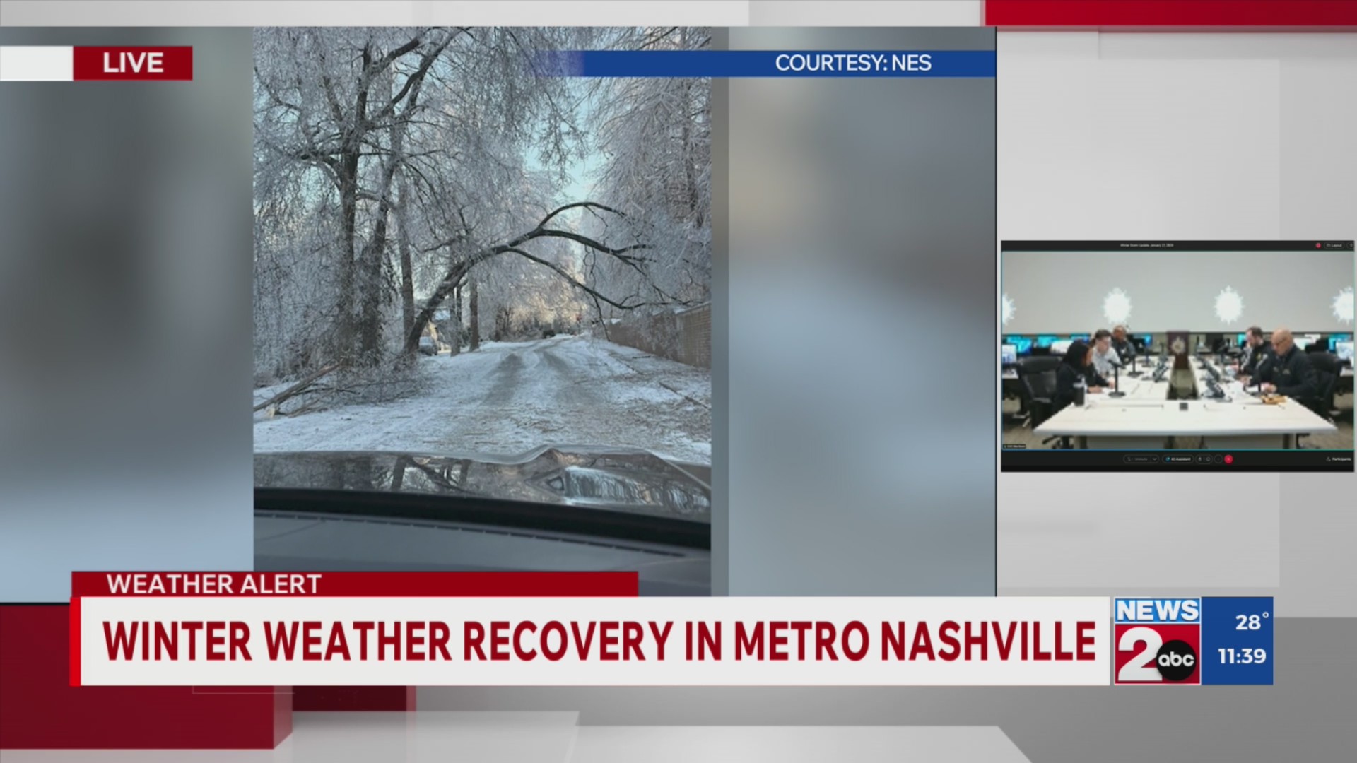 Metro leaders provide update after winter storm – WKRN News 2