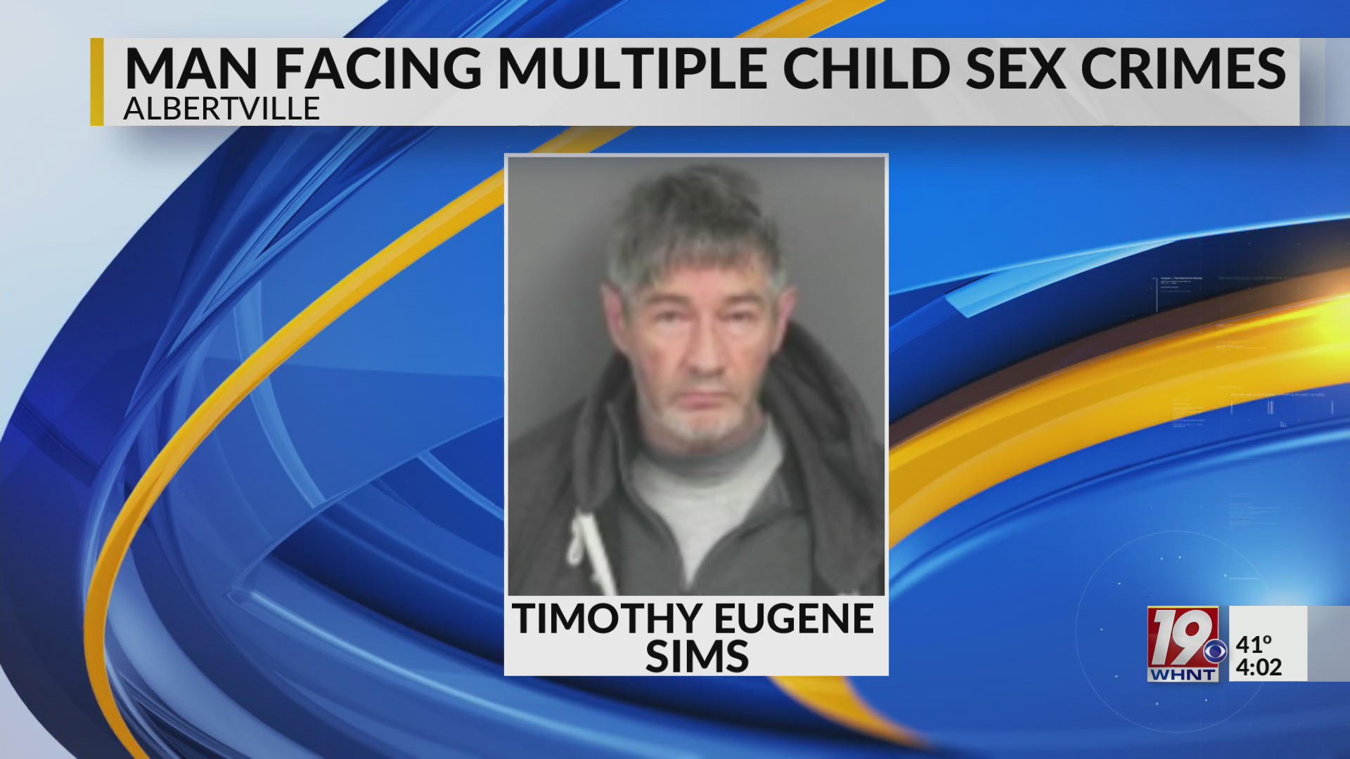 Man Facing Multiple Child Sex Crimes | December 3, 2025 | News 19 at 4 ...