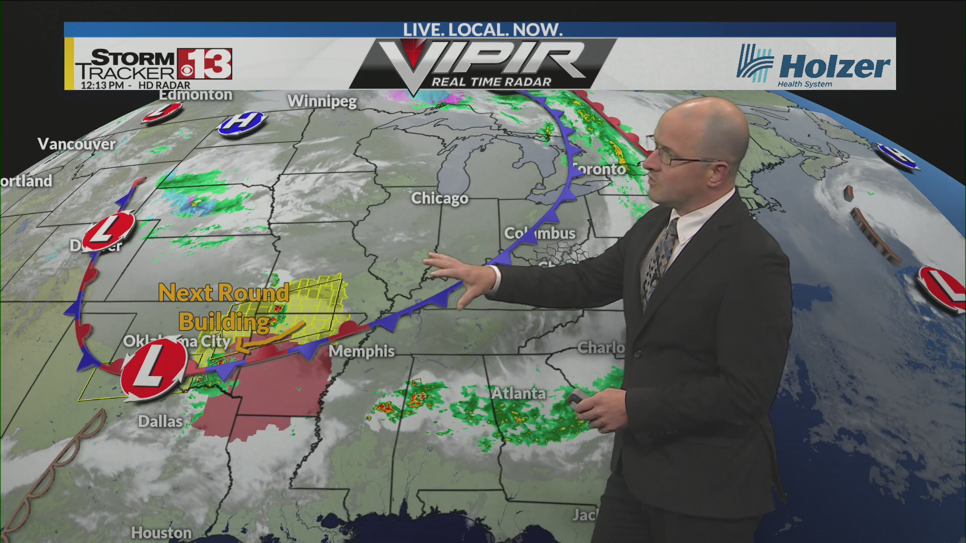 Next line of storms brewing in the central plains – WOWK 13 News
