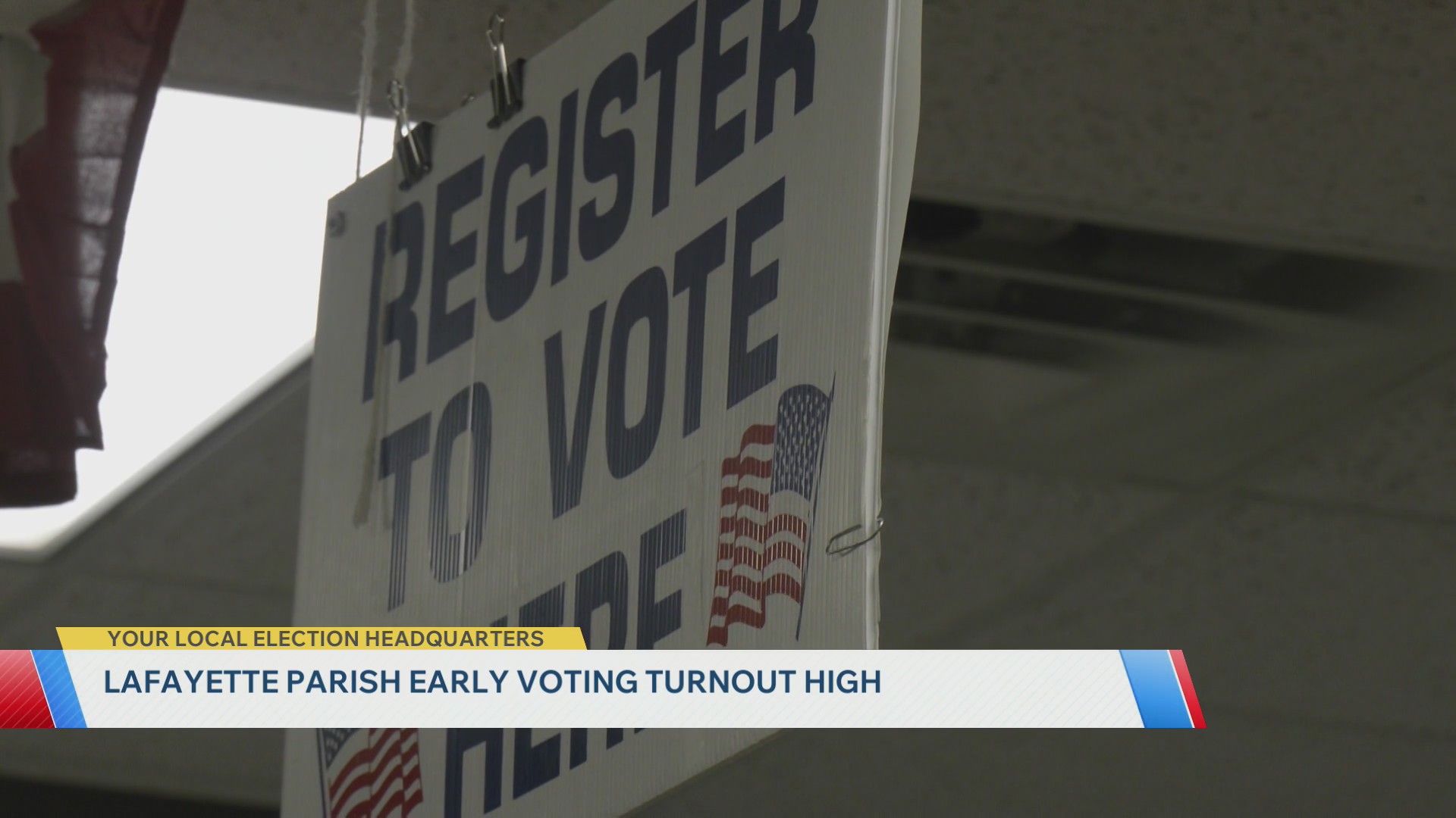 Early voting numbers so far in Acadiana – KLFY.com