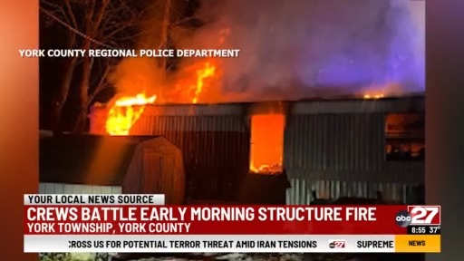 Crews respond to structure fire in York County – ABC27