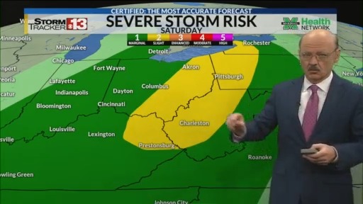 Severe storms possible Saturday March 7 – WOWK 13 News
