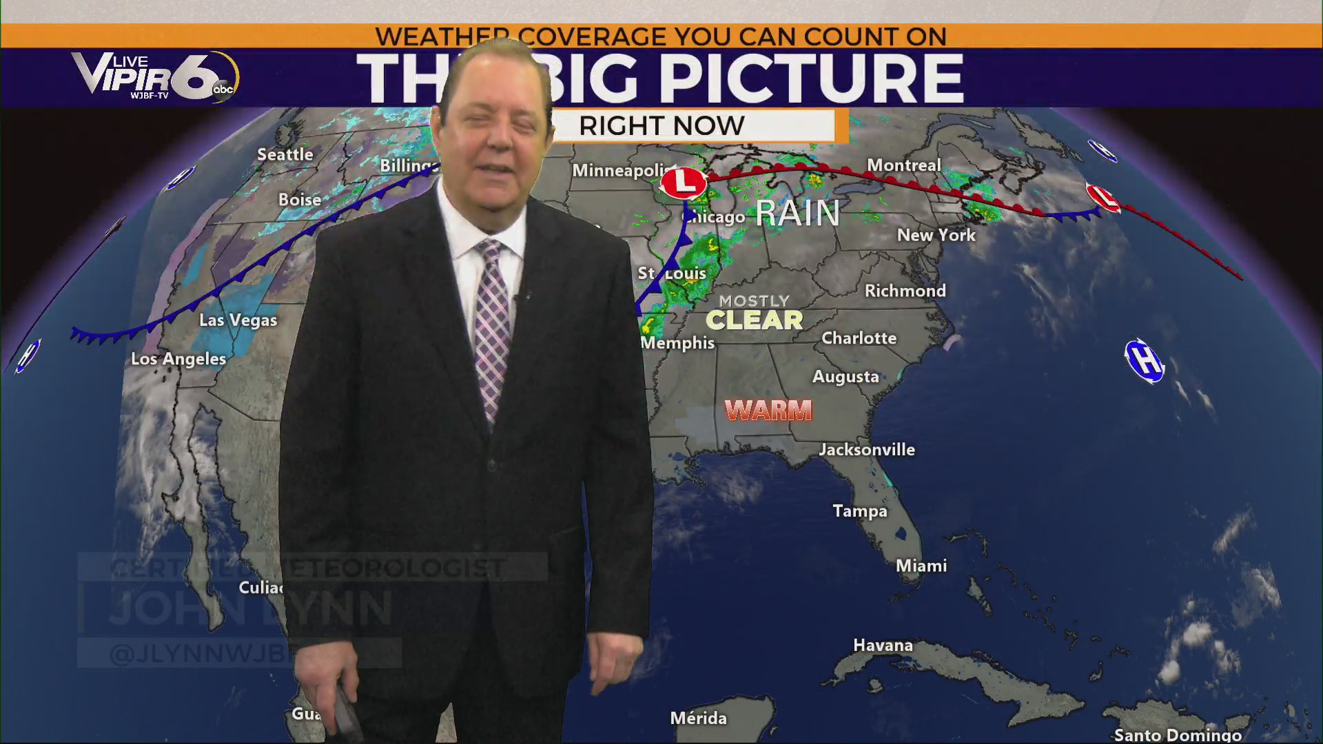 Live VIPIR 6 Forecast Thursday, April 16, 2026 – WJBF