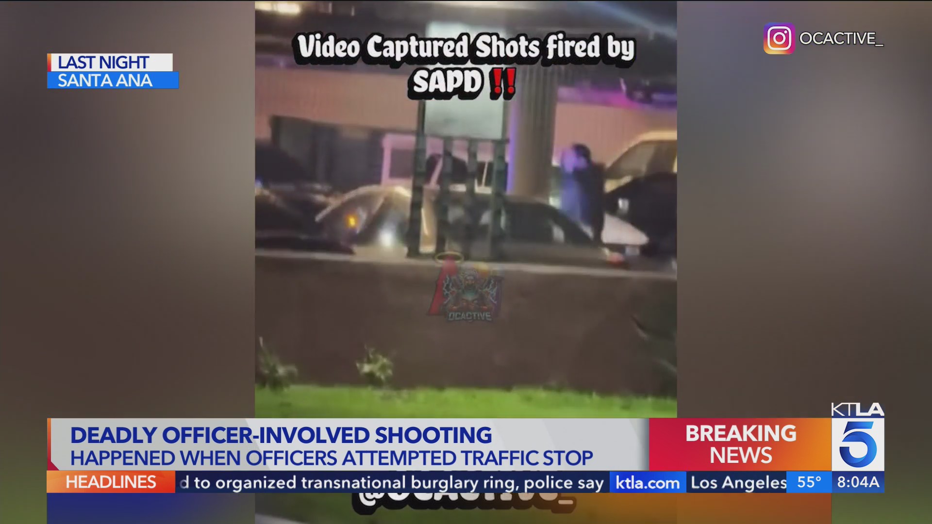 Man fatally shot by police officers in Santa Ana – KTLA