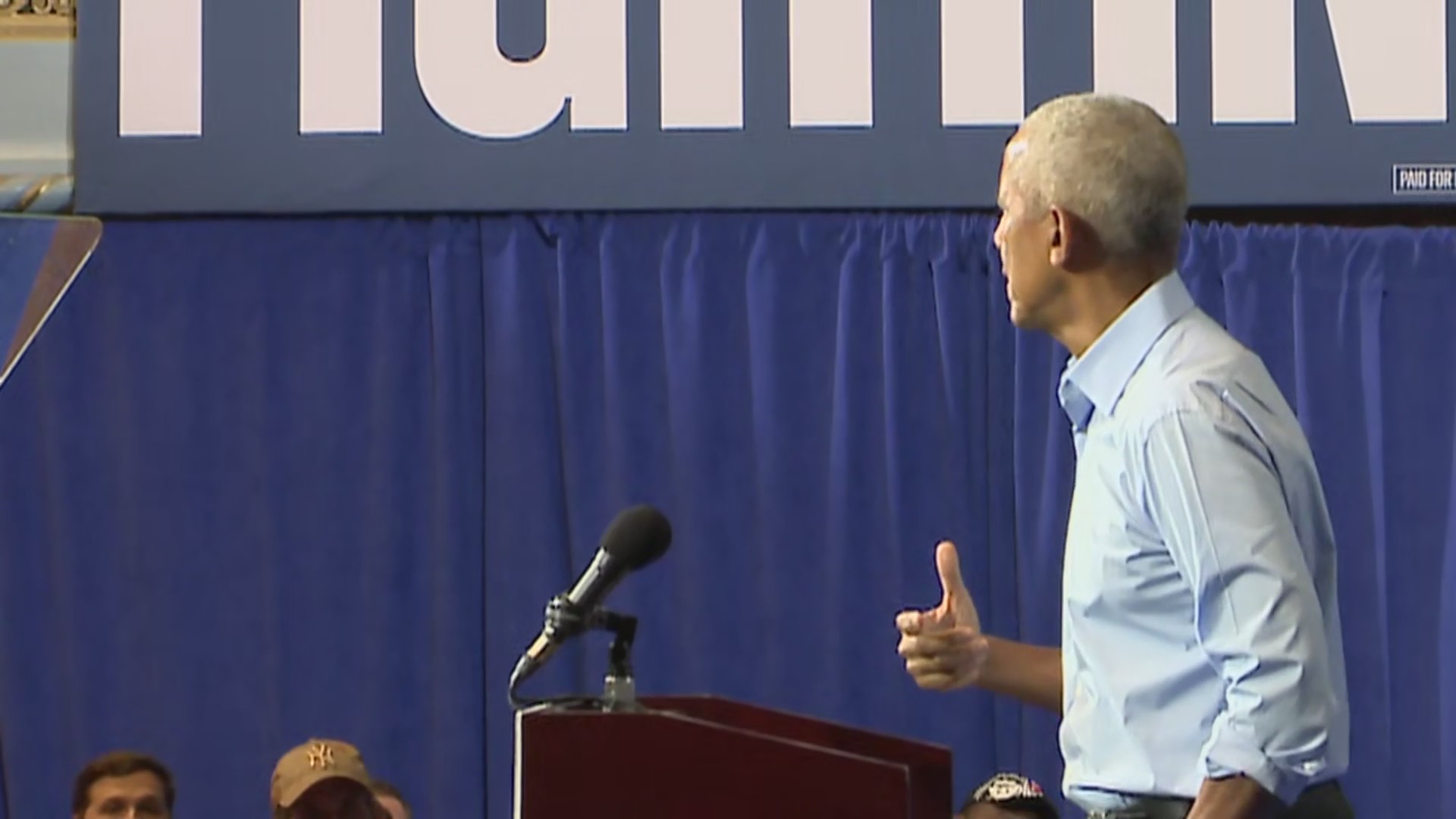 Cleveland Democratic rally- Obama on values clip – Fox 8 Cleveland WJW