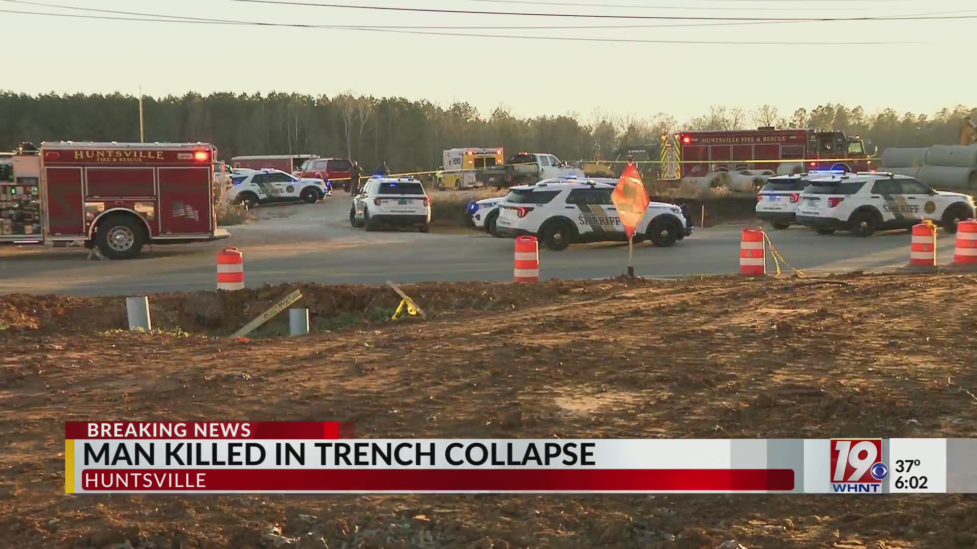 Man Killed in Trench Collapse | Dec. 15, 2025 | News 19 at 6 p.m ...