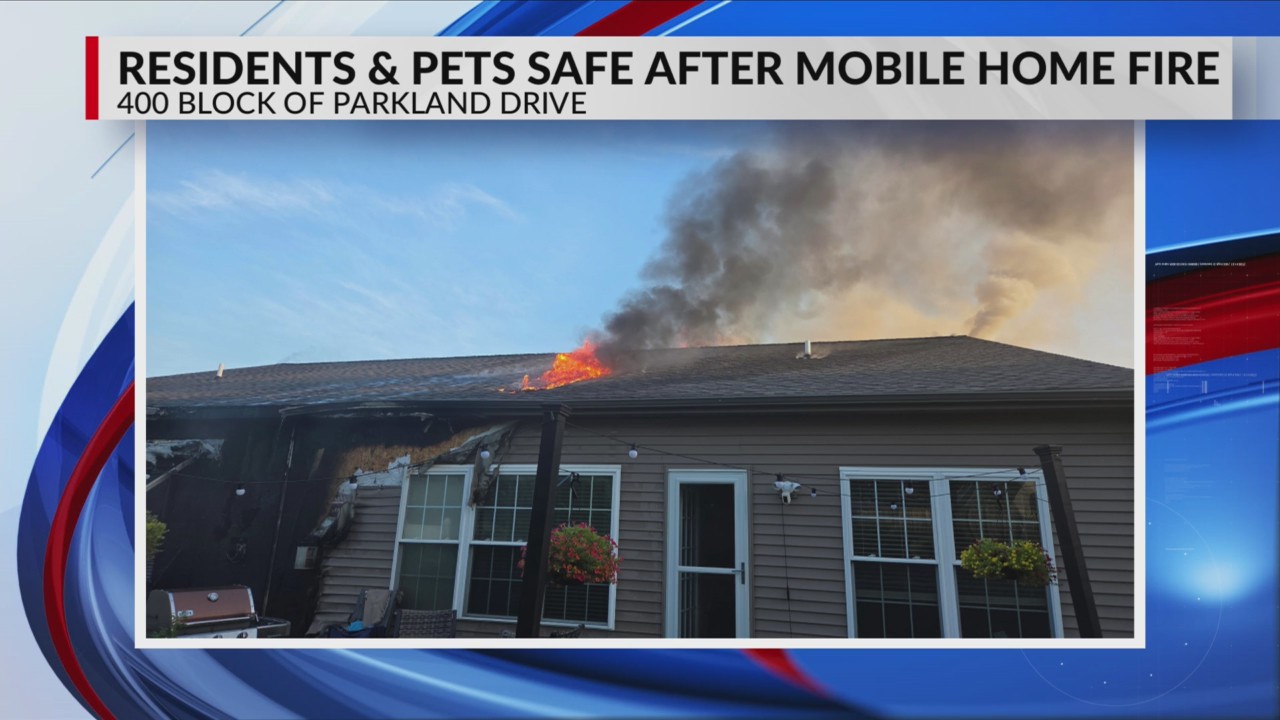 Mobile home catches on fire in Bloomington; extent of damages unknown ...