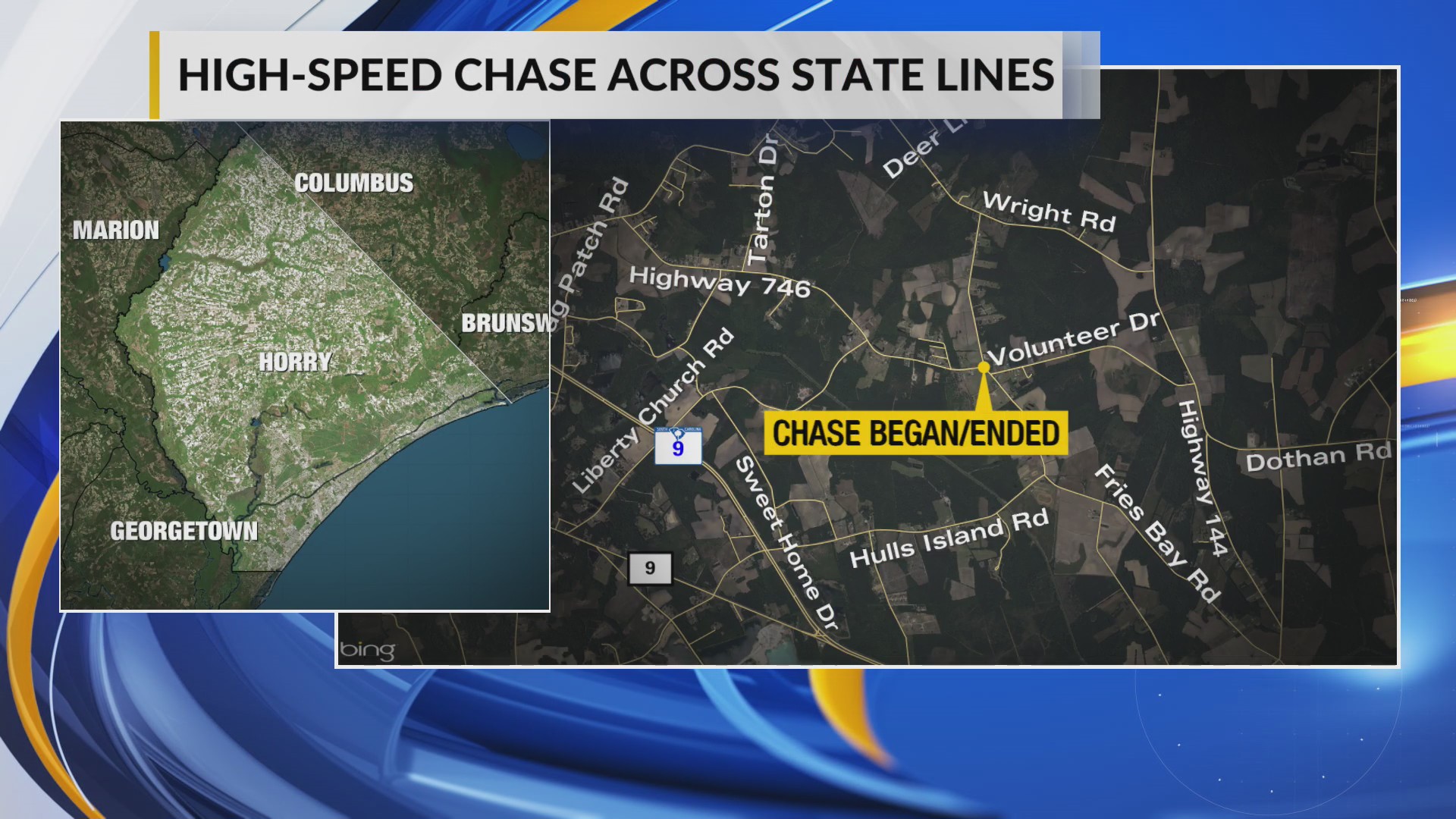 Driver arrested after high-speed chase in Horry County, across state ...