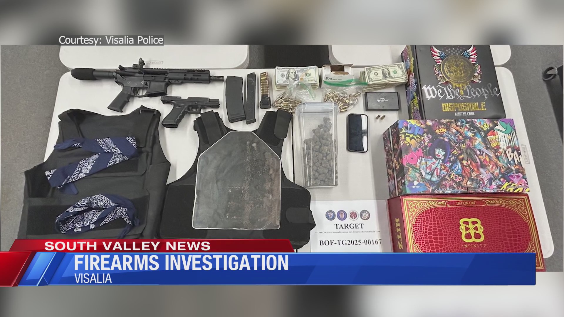 Police net guns, drugs, armor, and 2 suspected gang members in Visalia ...