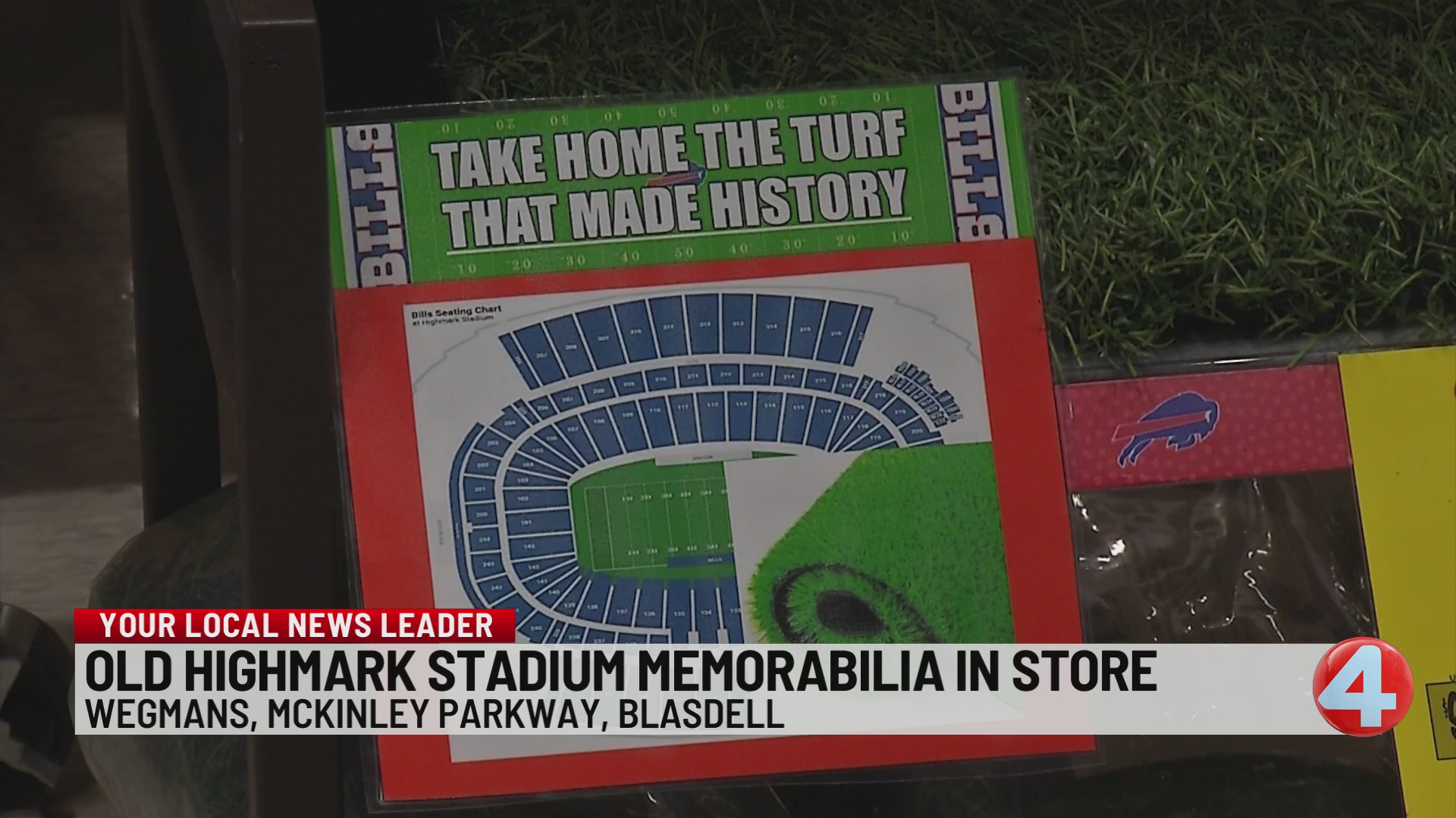 Wegmans location sells Highmark Stadium memorabilia