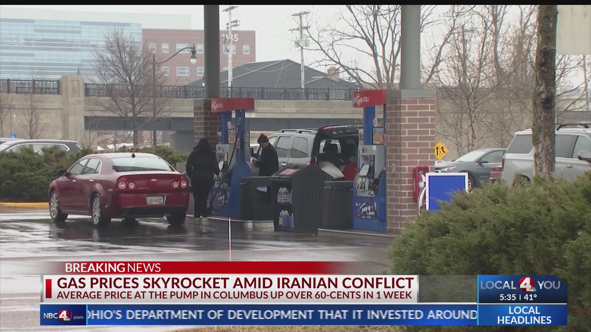 Columbus gas prices surge amid conflict in Iran – NBC4 WCMH-TV