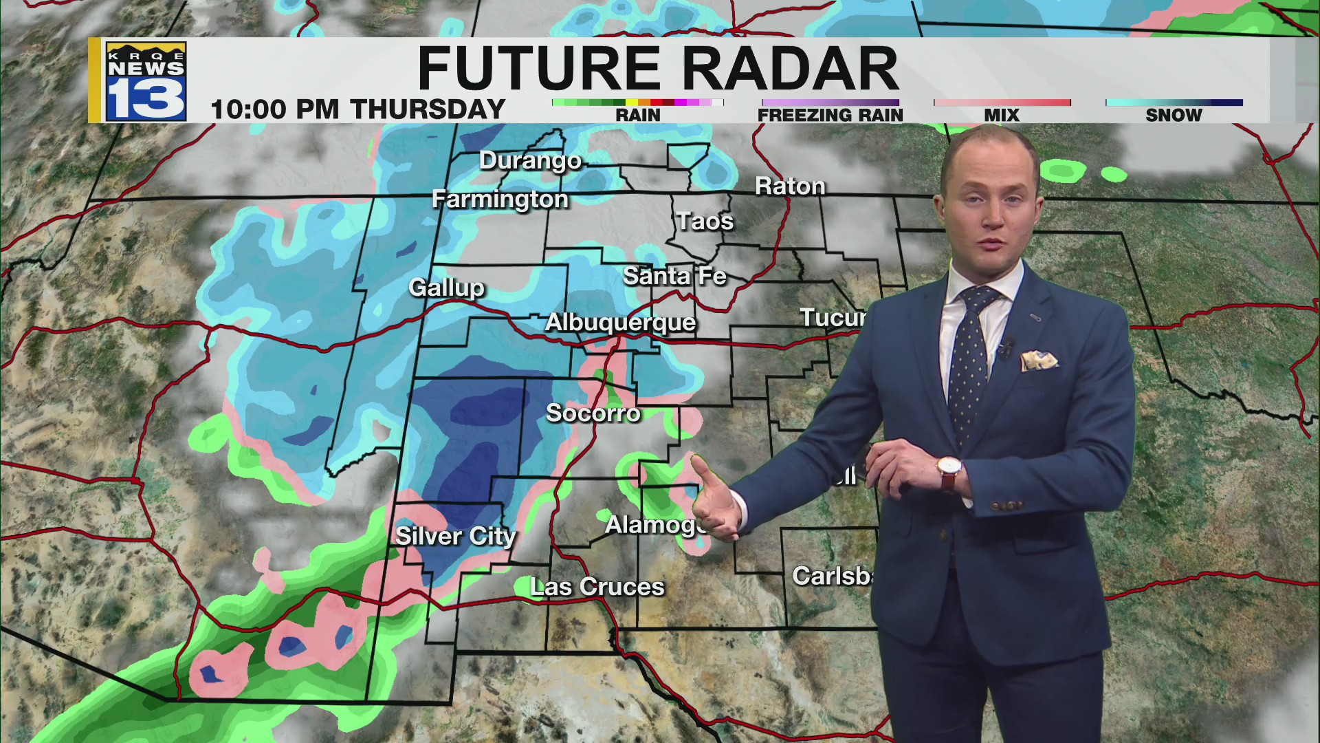 Back to back winter storms will bring rain and snow across New Mexico ...