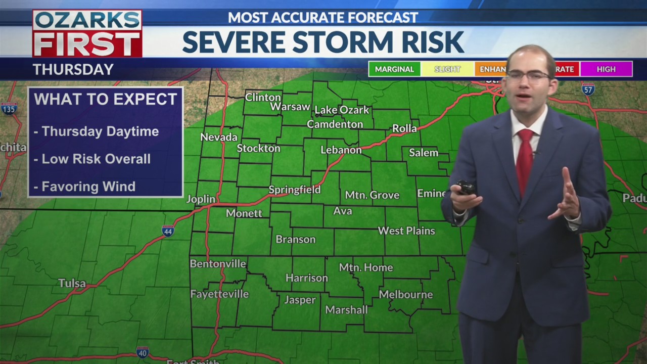 Rain and thunderstorms on Thursday – KOLR – OzarksFirst.com
