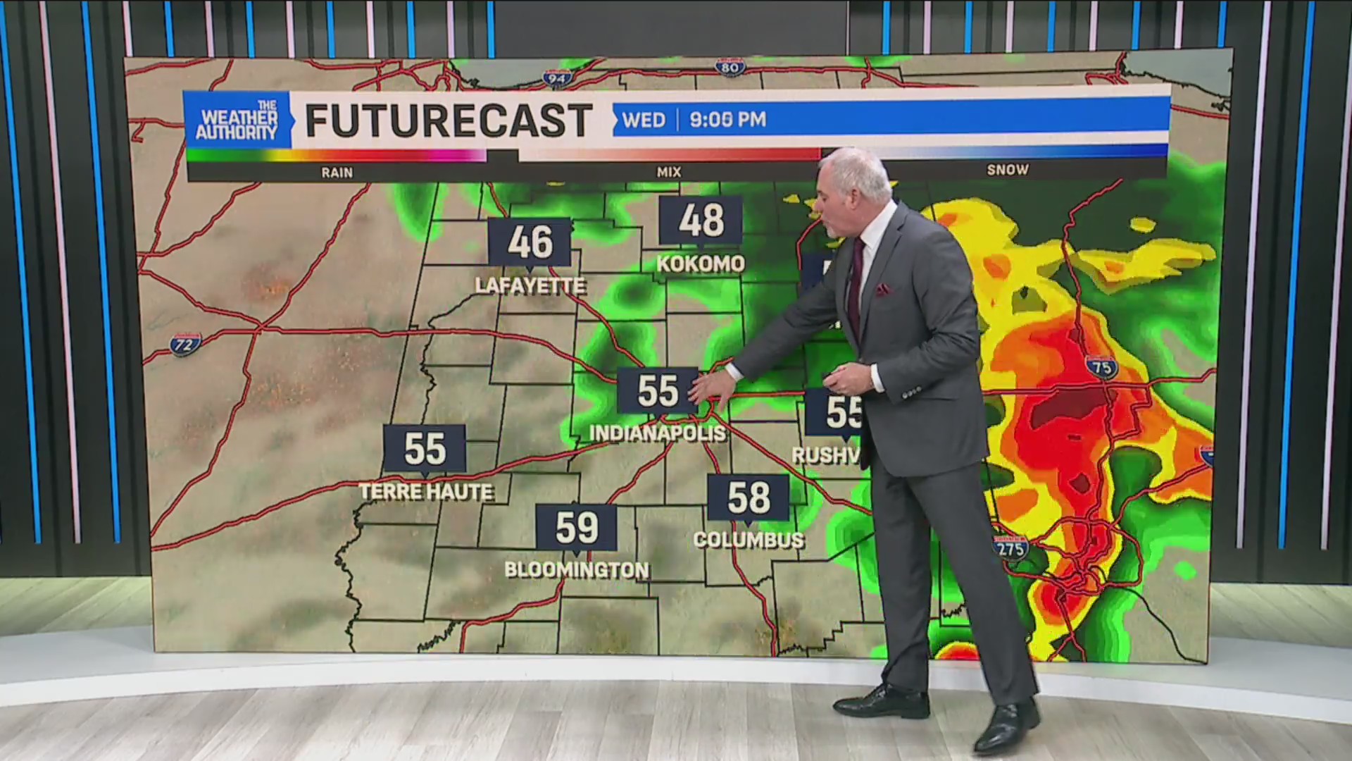 Heavy rain sticking around in central Indiana – Fox 59