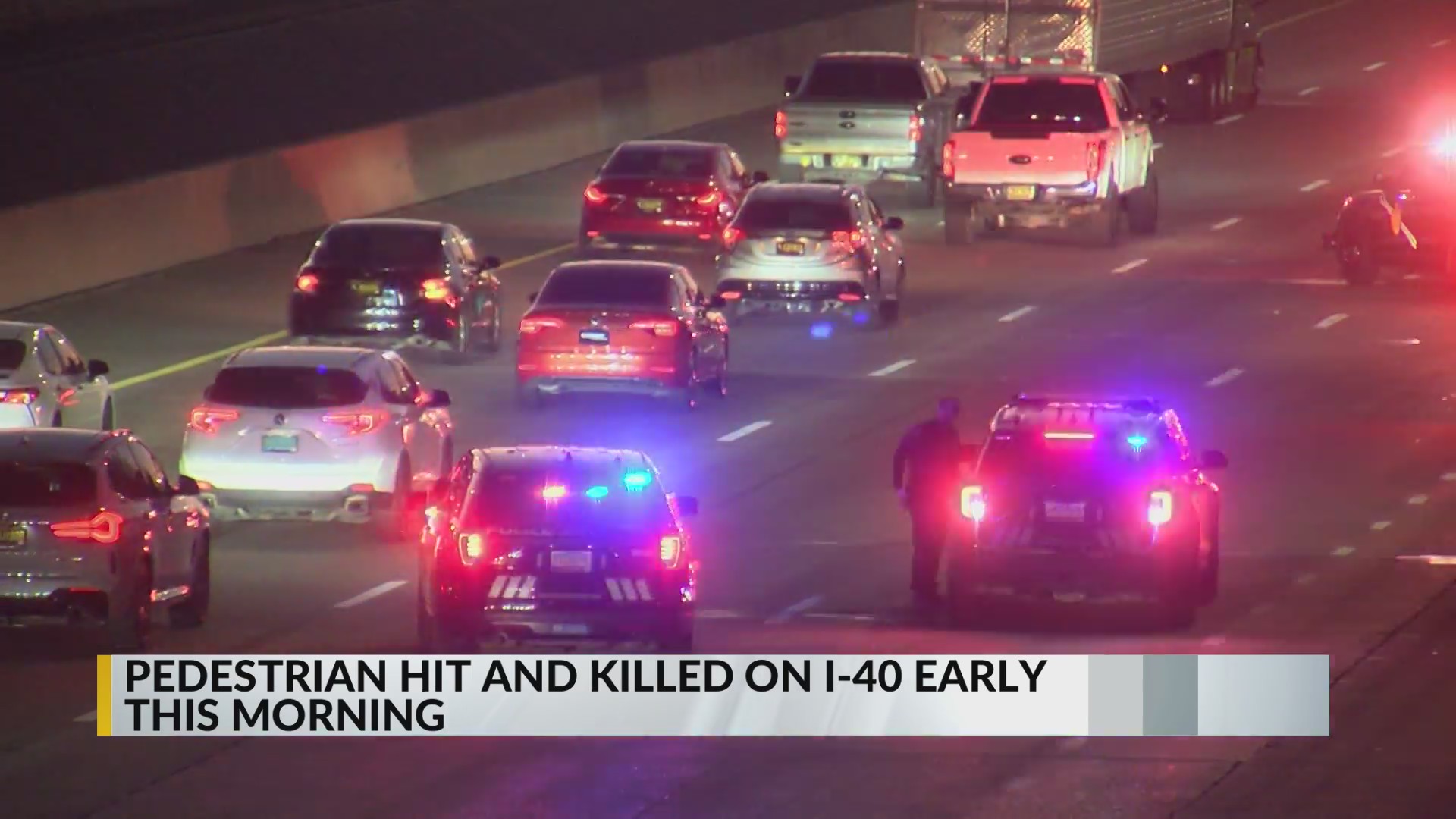 Pedestrian killed on I-40 east near Louisiana and Wyoming – KRQE NEWS ...