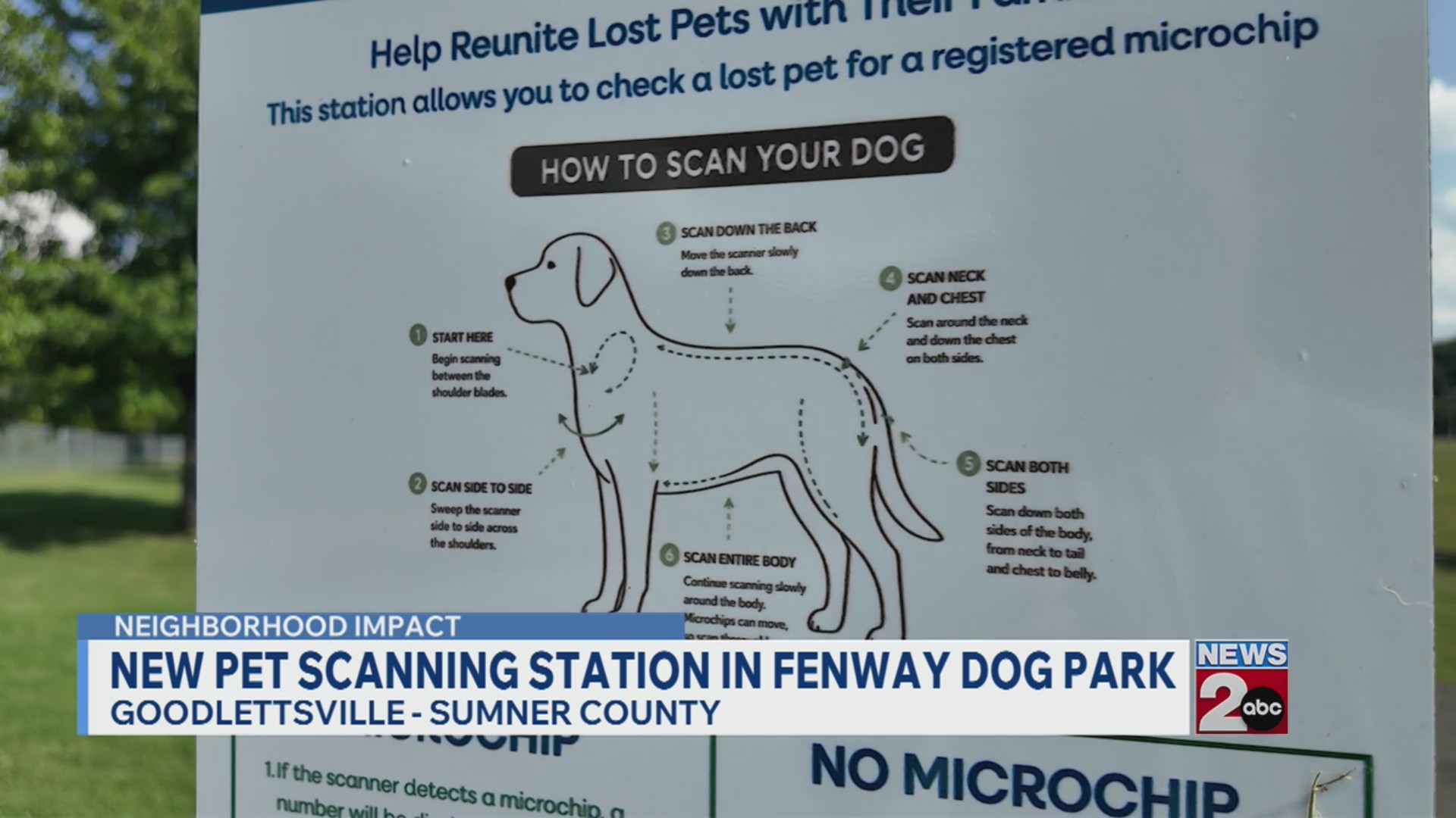 New pet scanning station at Fenway's Dog Park