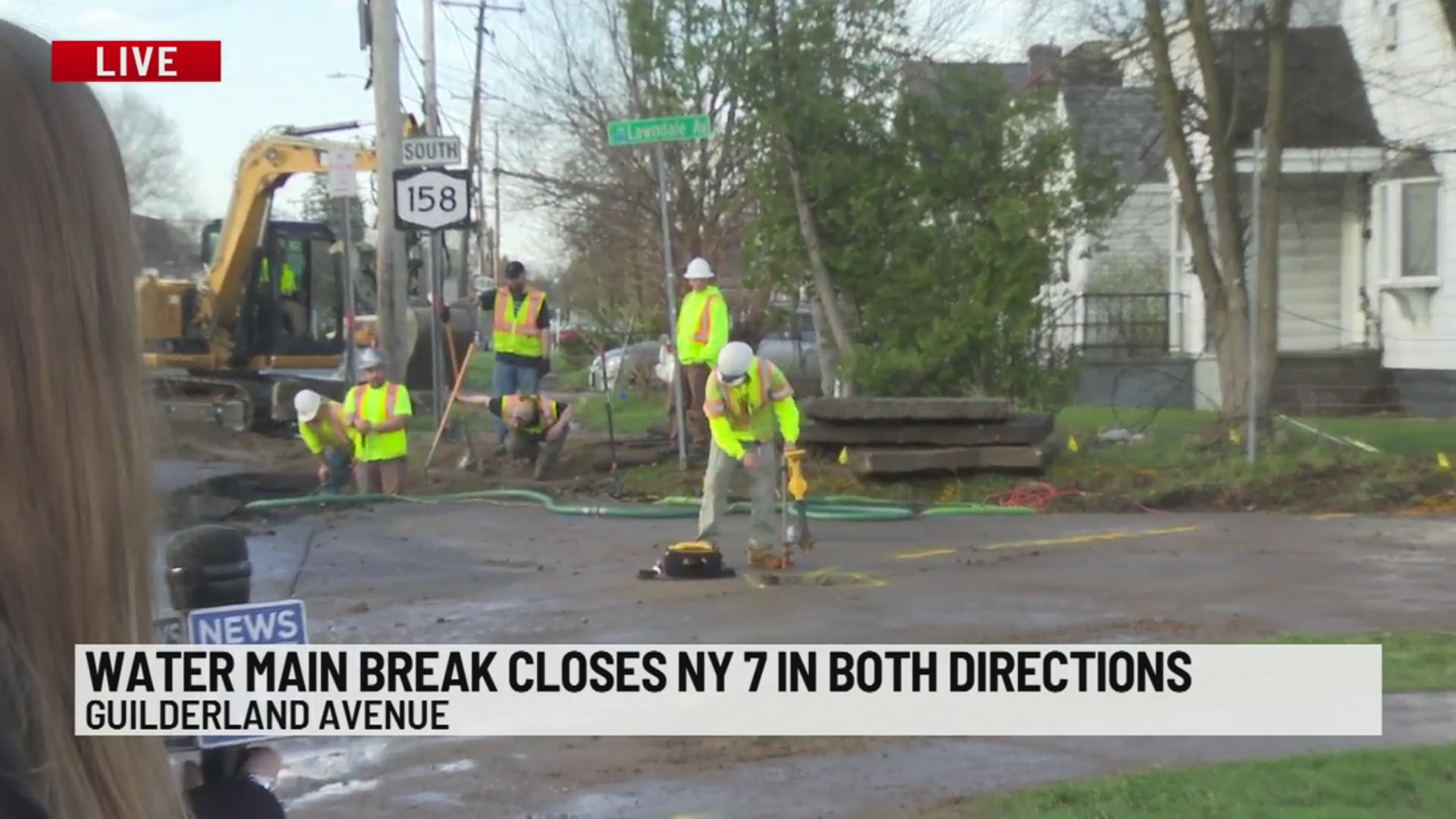 Water main break closes NY 7 in both directions – NEWS10 ABC