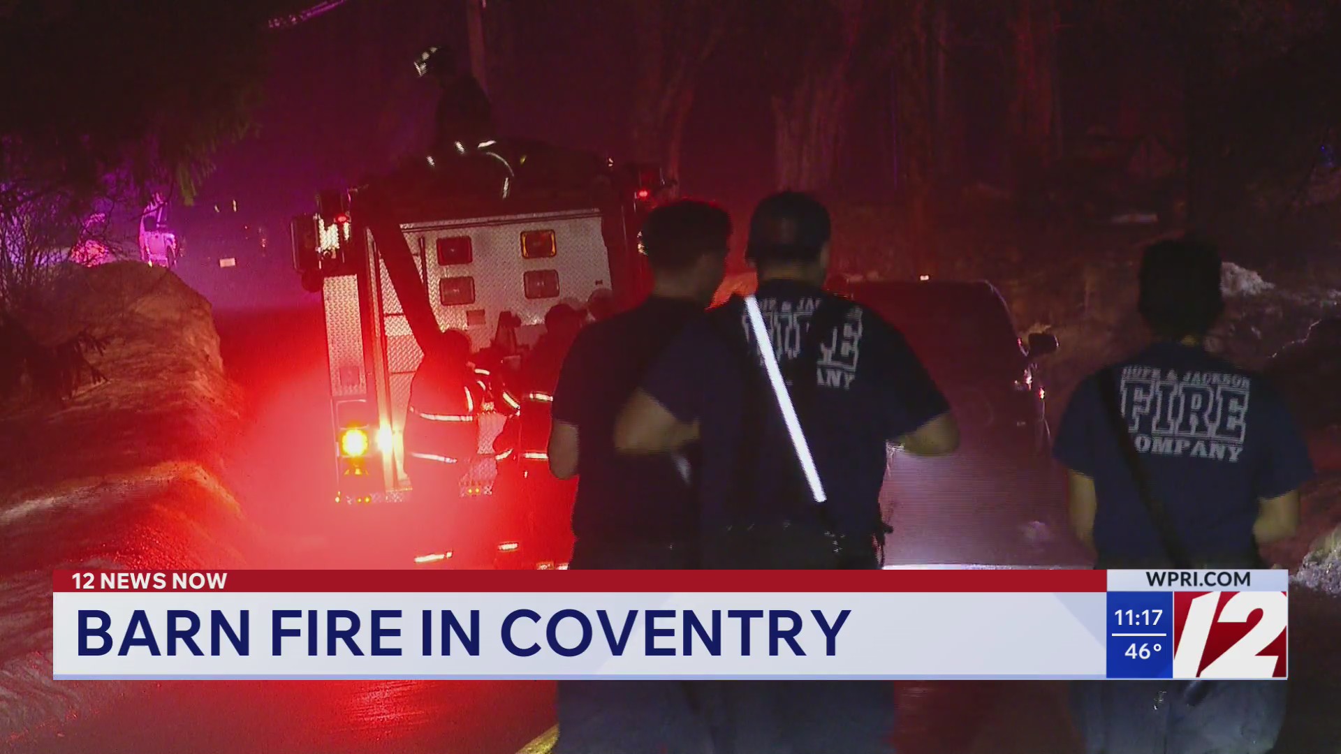 Crews knock down barn fire in Coventry – WPRI.com