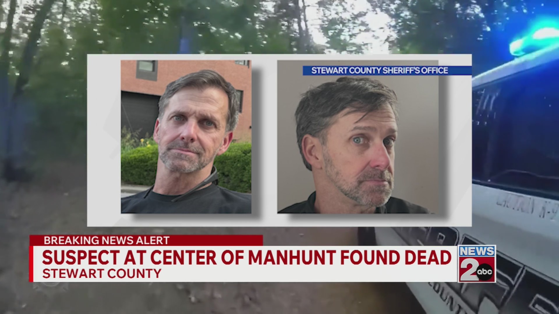 Suspect at center of manhunt found dead – WKRN News 2