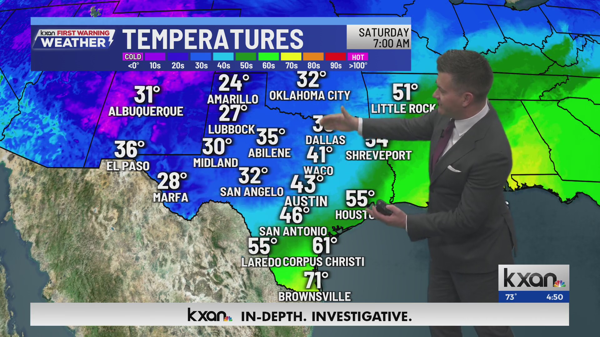 Turning windy and much colder into the weekend | KXAN Forecast (Jan. 9 ...