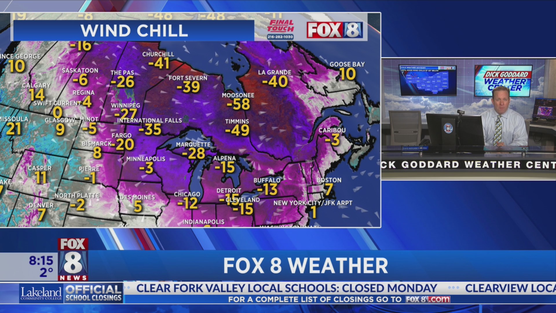 Single-digit temps even before wind chills! – Fox 8 Cleveland WJW
