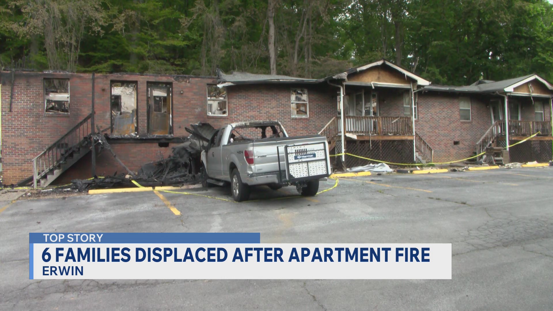 Six families displaced after Erwin apartment fire, nonprofit steps in ...