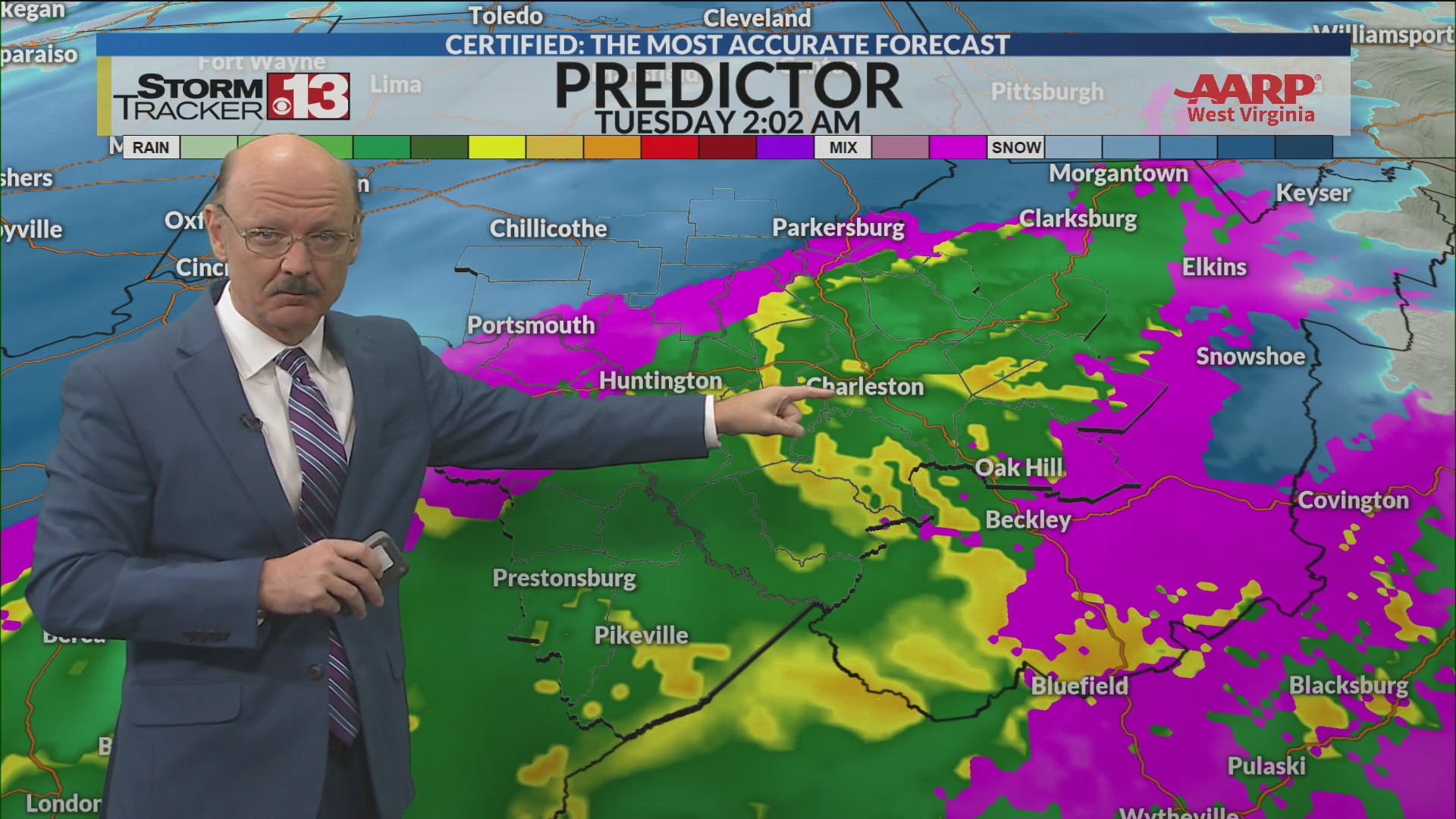 Slick due to winter storm Tuesday December 2, 2025 – WOWK 13 News
