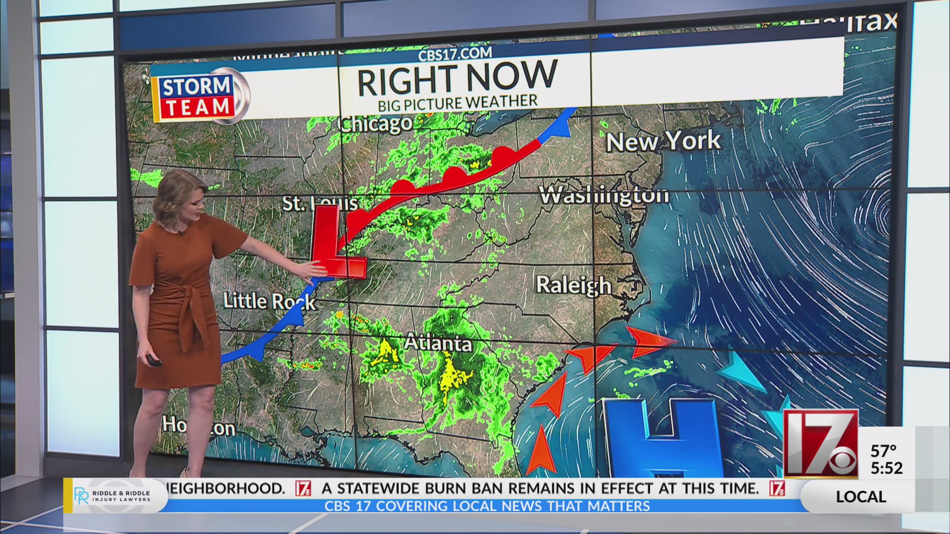 Chances of rain midweek in central NC – CBS17.com