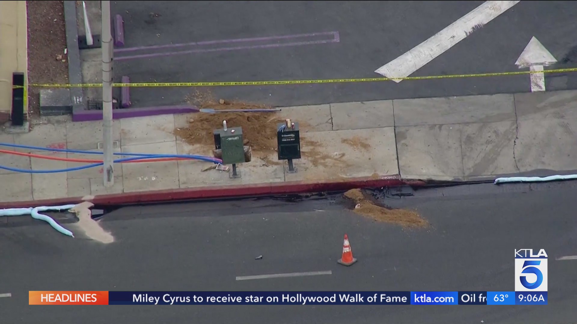 Oil from broken pipeline enters East L.A. storm drains