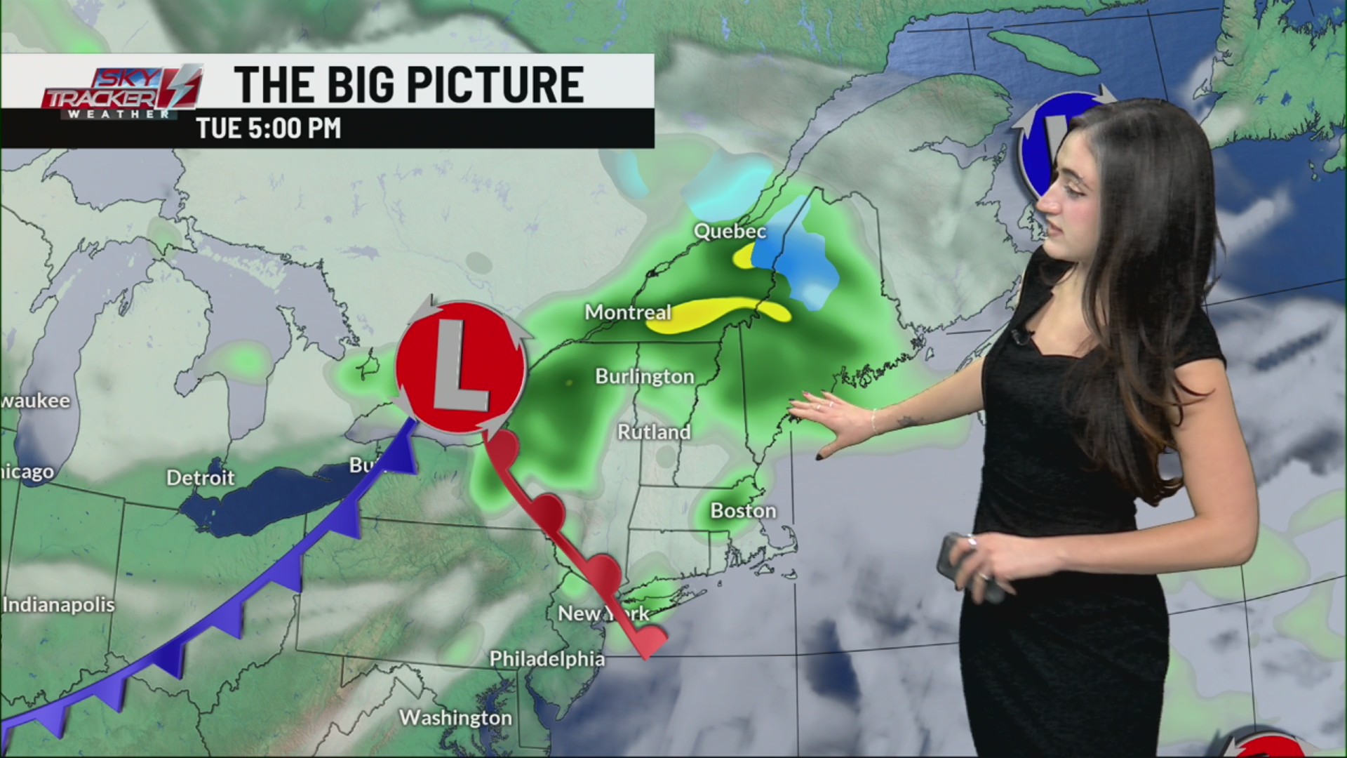 Clouds build – Rain moves in late Sunday – ABC22 & FOX44