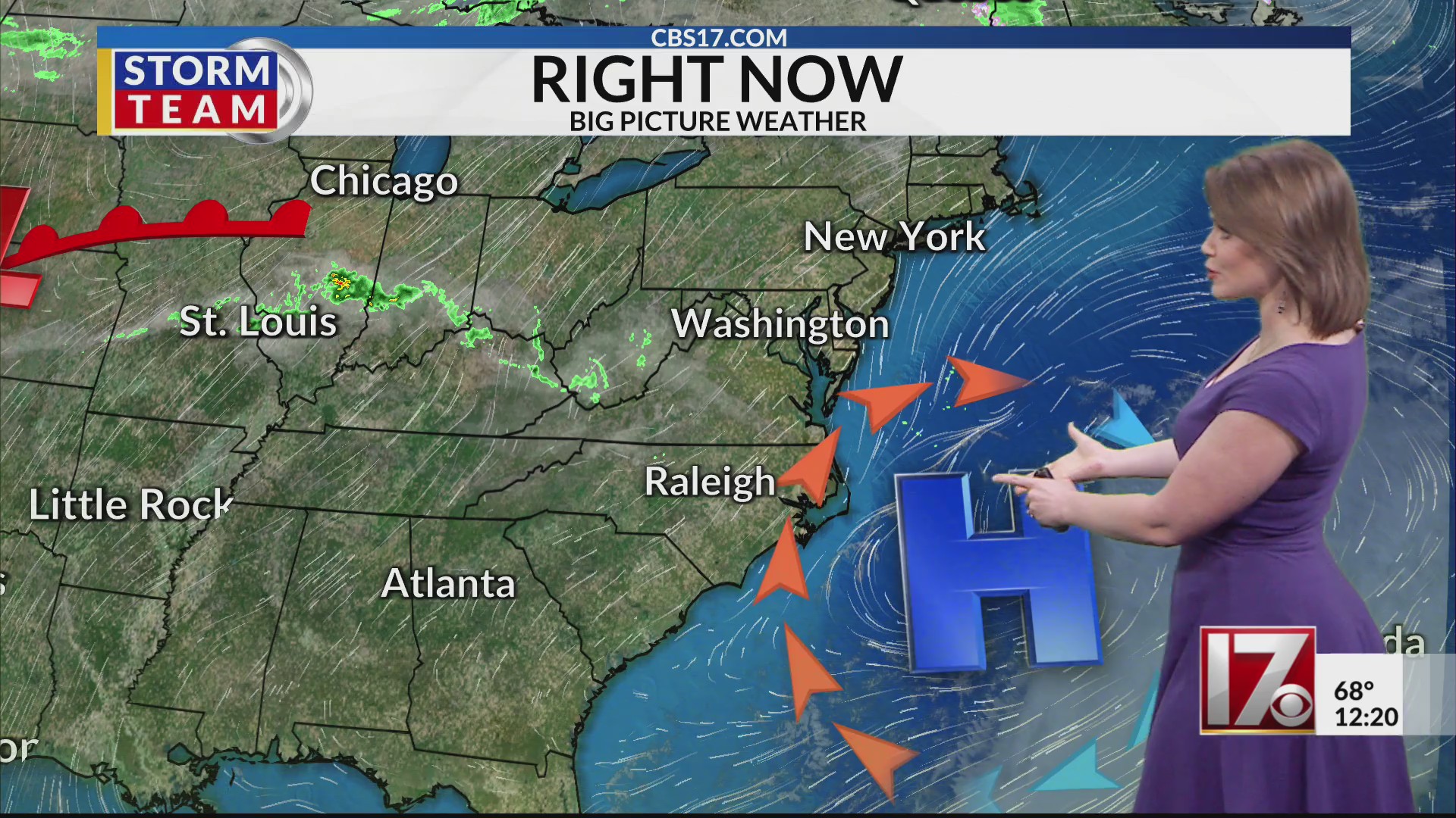 Dry start to central NC week before Thursday brings more rain – CBS17.com