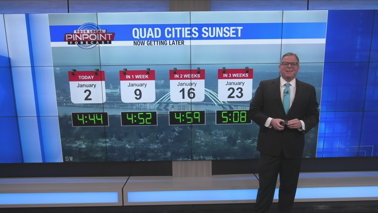 Sunsets now getting later in the Quad Cities – WHBF – OurQuadCities.com