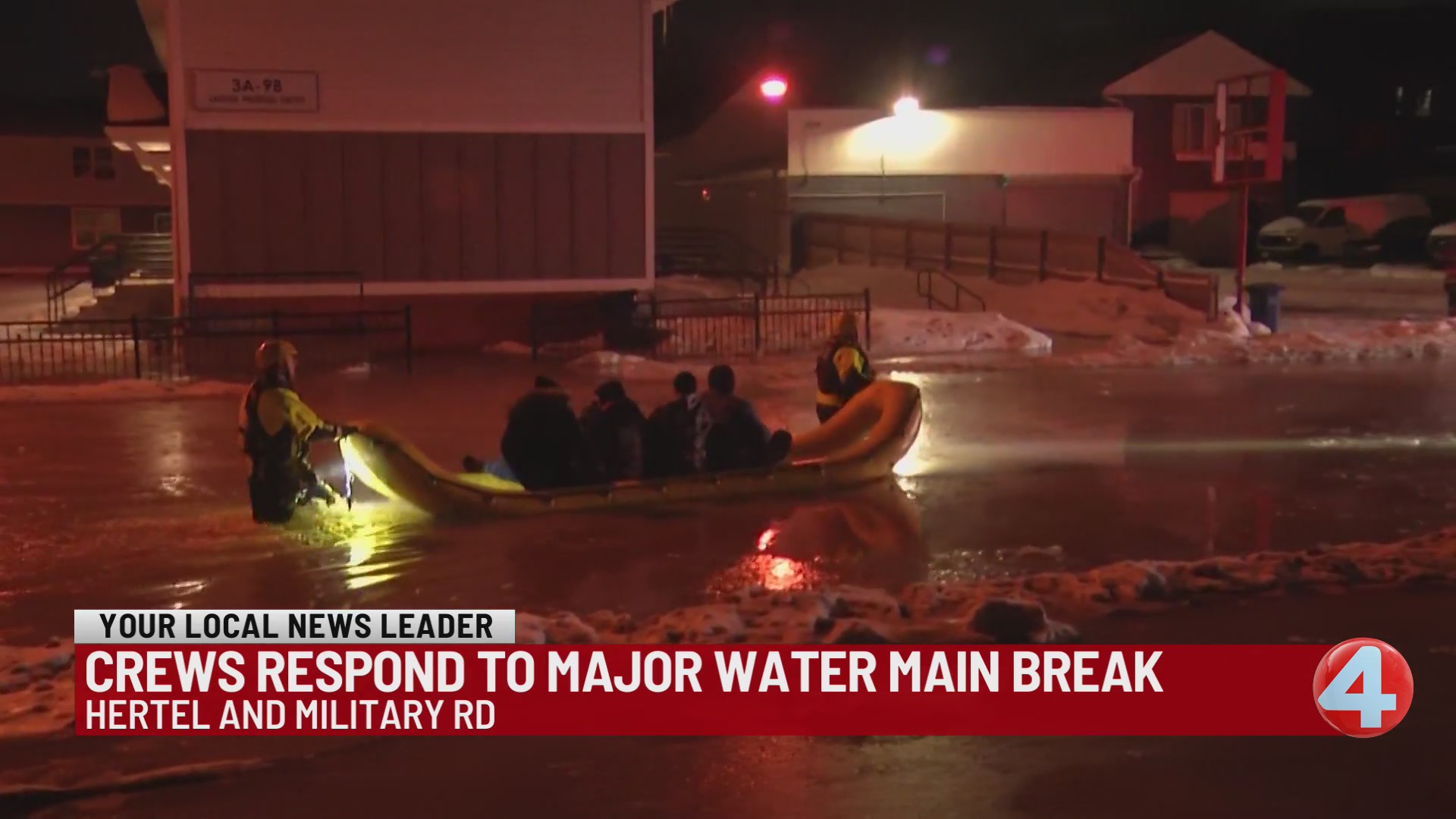 Crews attend to major water main break in Buffalo – News 4 Buffalo