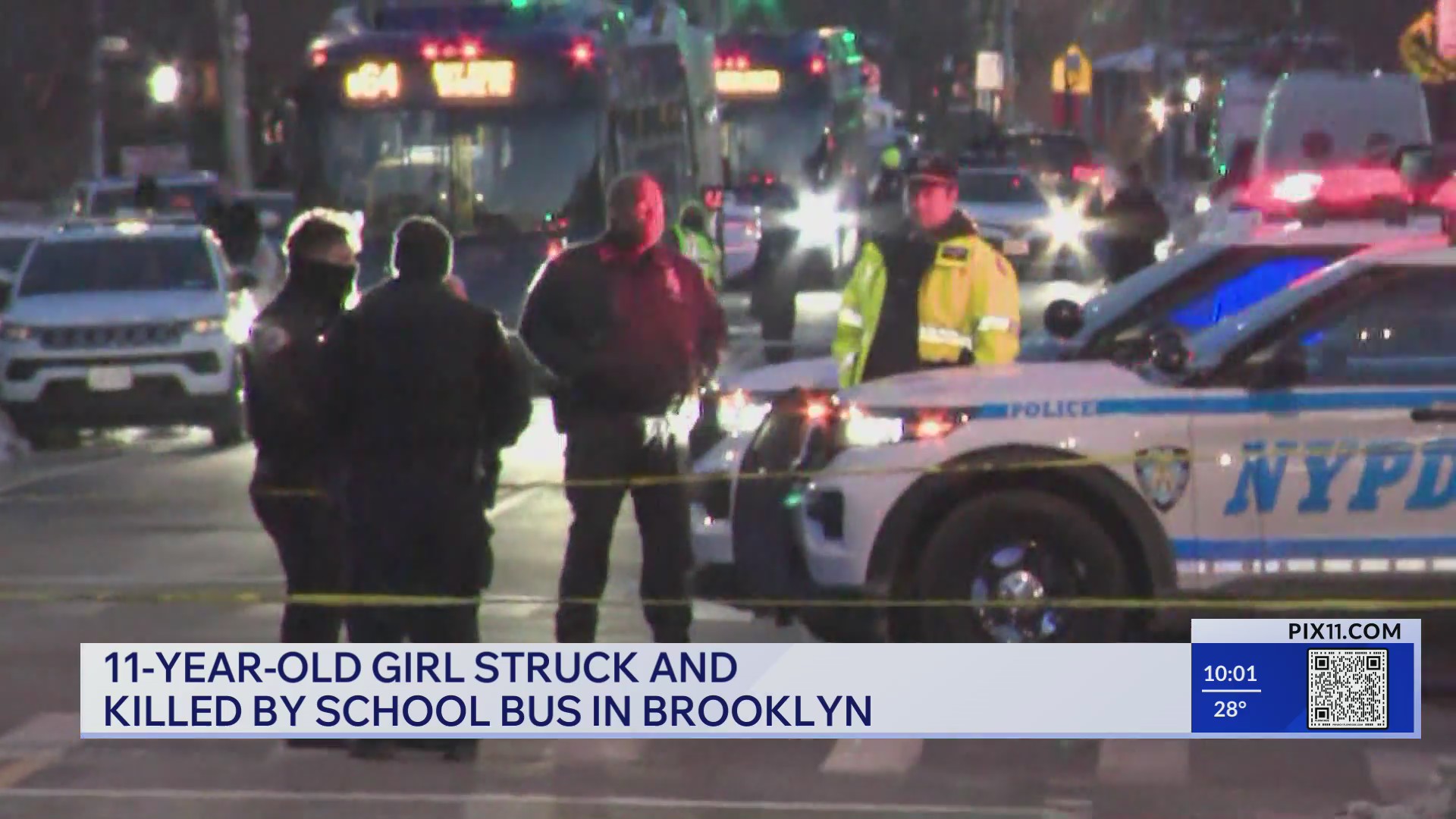 Girl, 11, fatally struck by school bus in hit-and-run: NYPD – PIX11