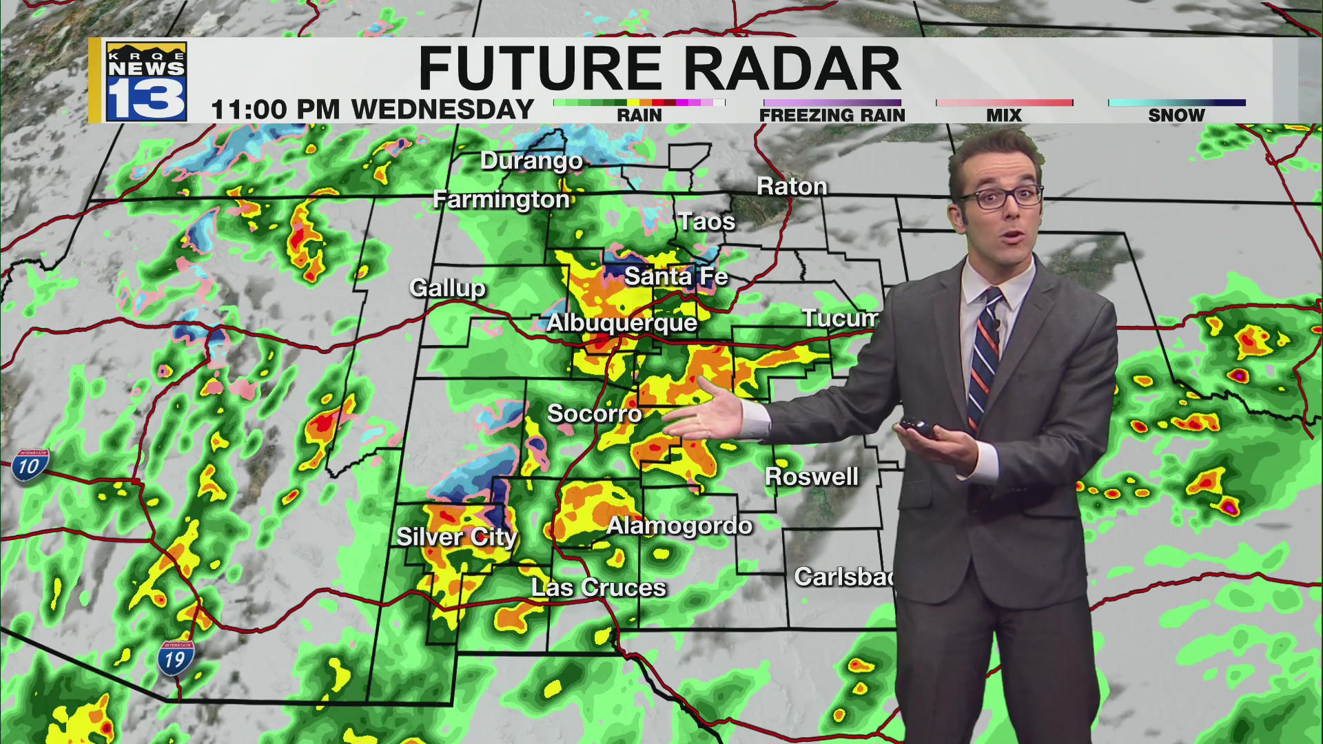 Next storm system hits New Mexico & colder ahead – KRQE NEWS 13 ...