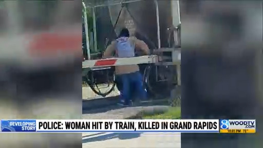 Witness describes moment woman was hit, killed by train – WOODTV.com