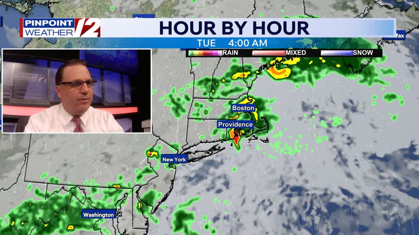 WPRI 12 Weather Now 6/23/26: Showers, downpours and t’storms today ...