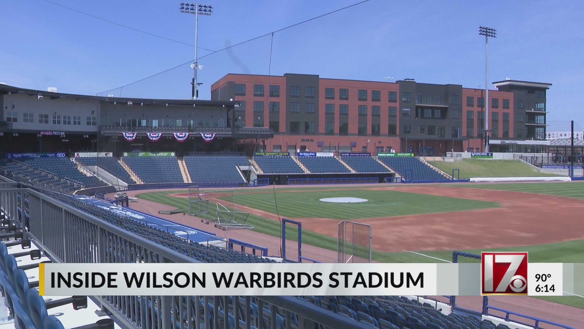 Ward Field Inside the Wilson Warbirds stadium with the lead designer – CBS17.com