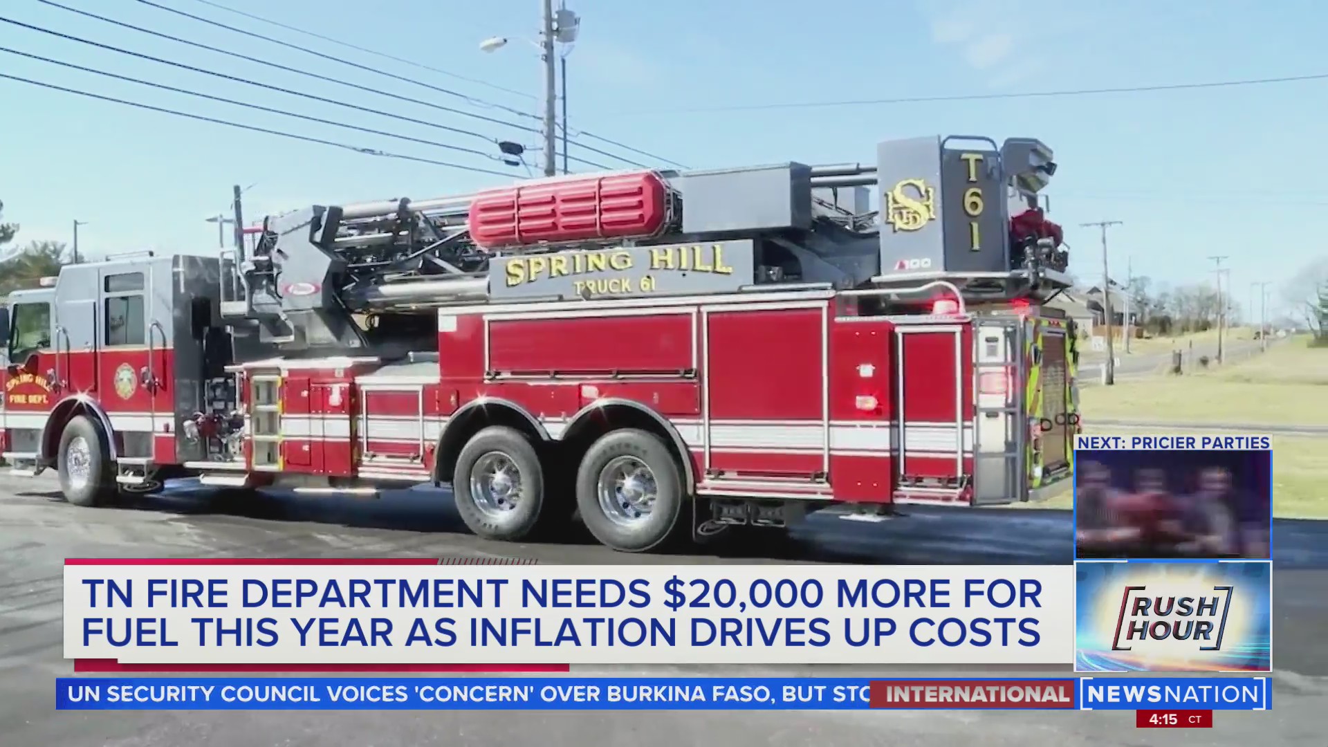 Tennessee fire department hit hard by inflation | Rush Hour – NewsNation