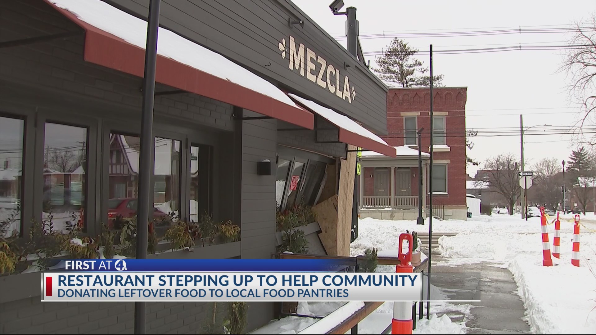 Columbus restaurant donating food to pantries after car crashes into ...