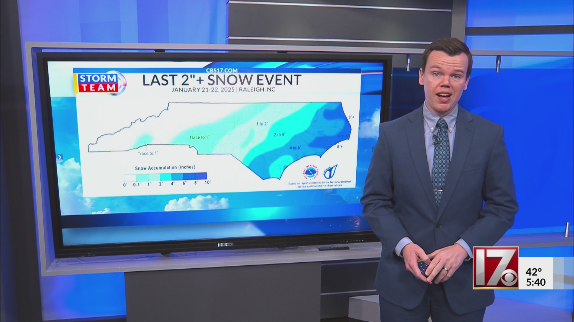 Central North Carolina sees most snow in January – CBS17.com