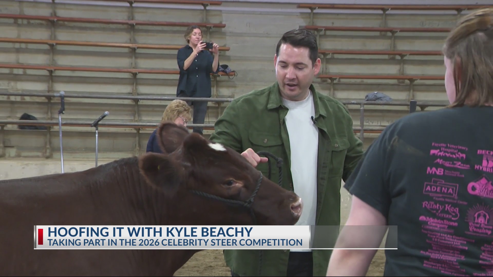 Preparing for the 2026 Celebrity Steer Competition at the Ohio State ...