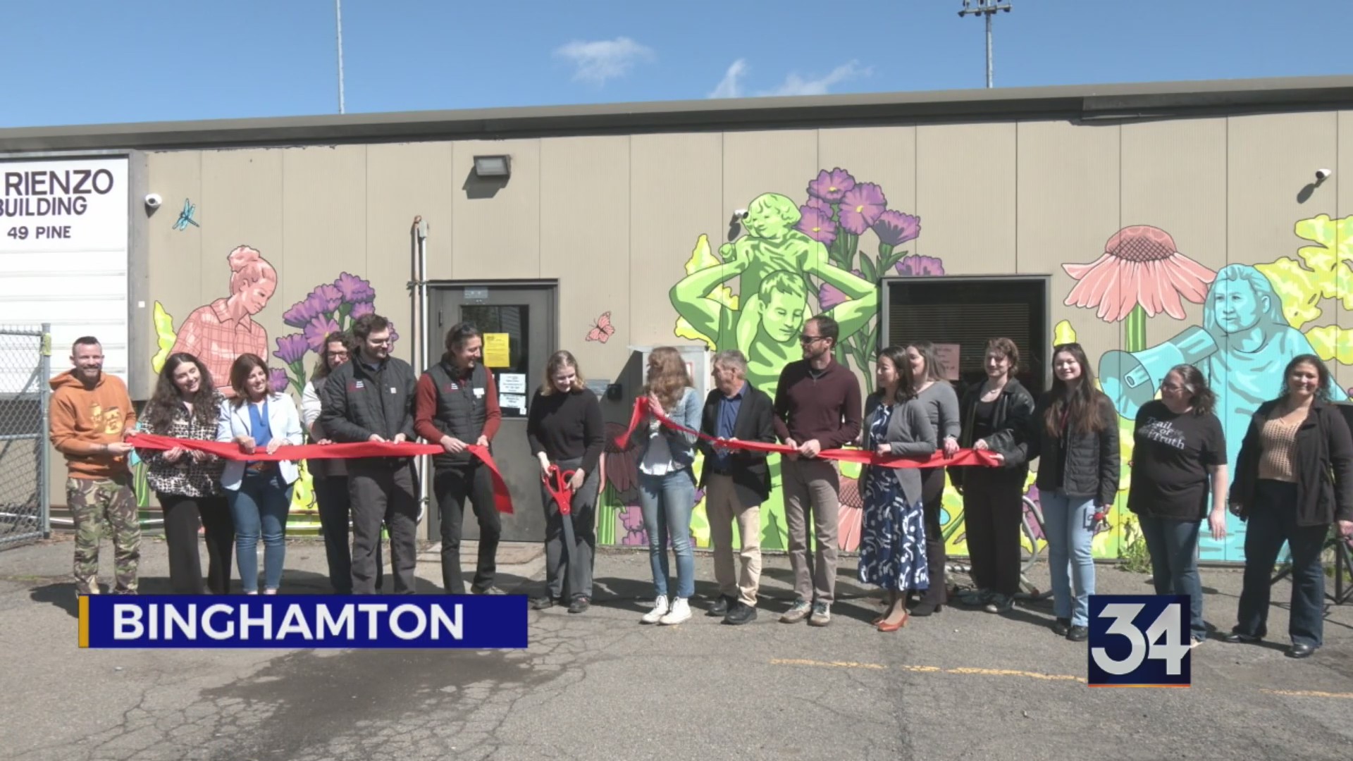 Ribbon cutting held for a mural in Binghamton – WIVT – News 34