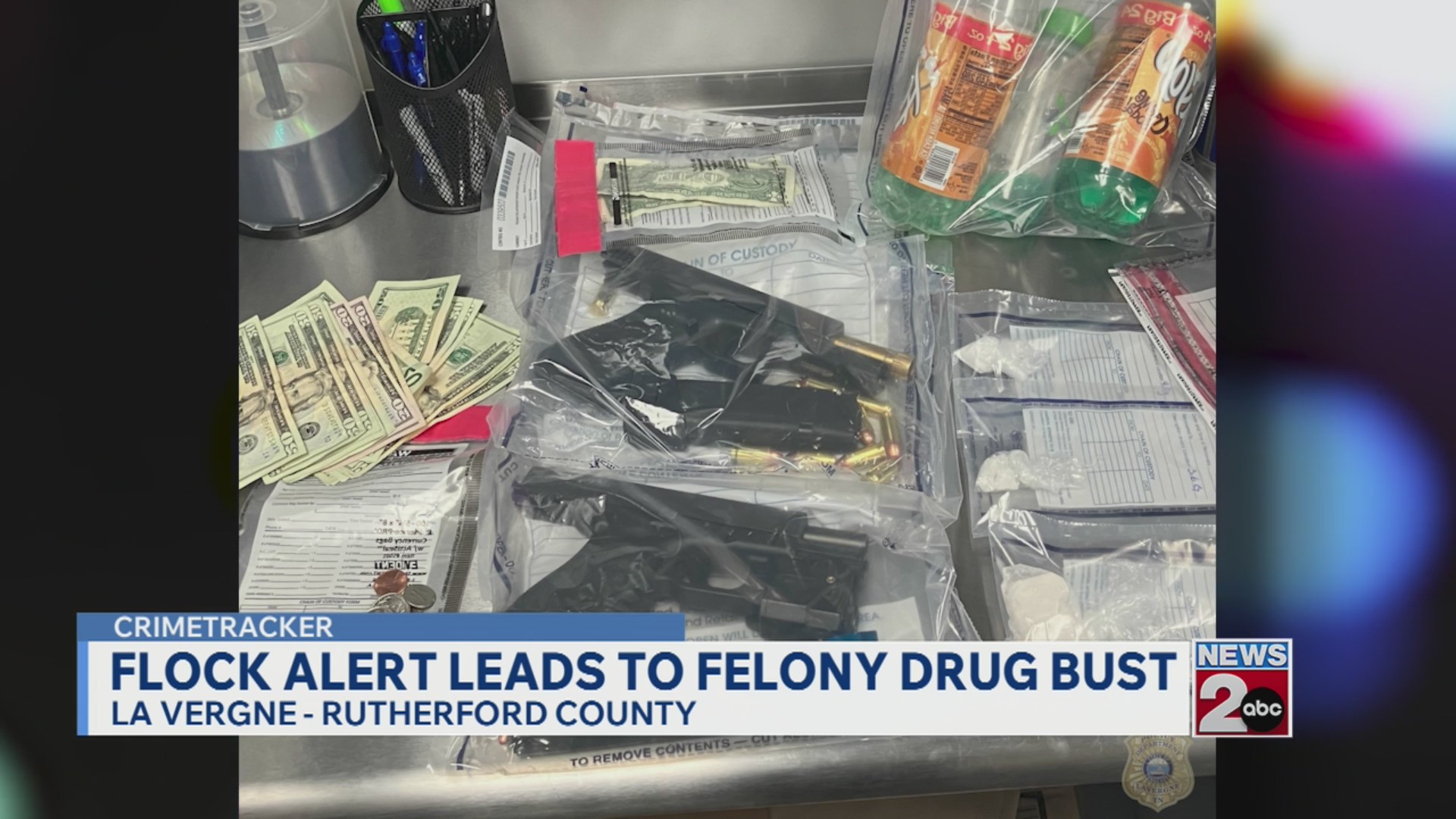 Flock alert leads to felony drug bust in La Vergne – WKRN News 2