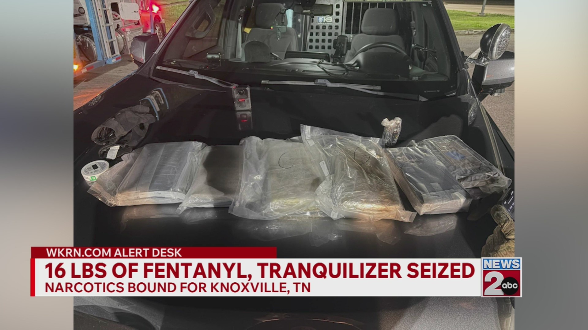 16 pounds of fentanyl, tranquilizer seized during I-40 traffic stop ...